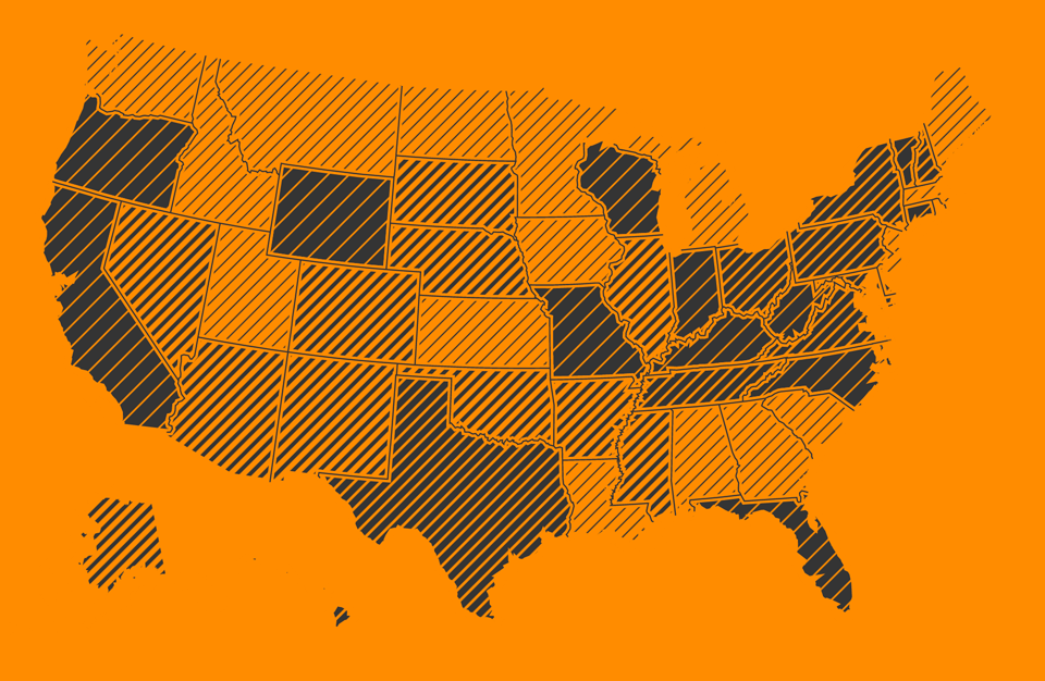 Texture.js United States Visualization